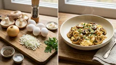 Smaženice z holubinky odbarvené: rychlá večeře z pánve, která není vodnatá