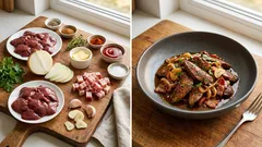 Pikantní drůbeží játra na cibulce a česneku – rychlovka z jedné pánve